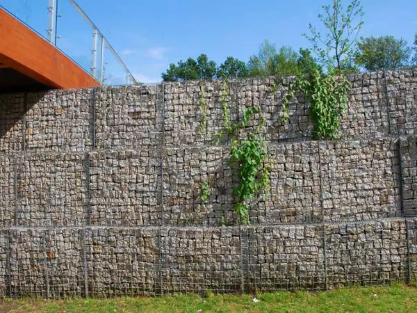 welded gabion retaining wall
