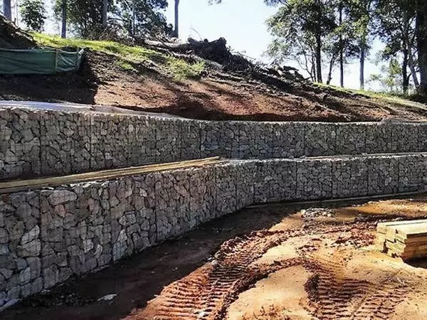 welded gabion slope protection