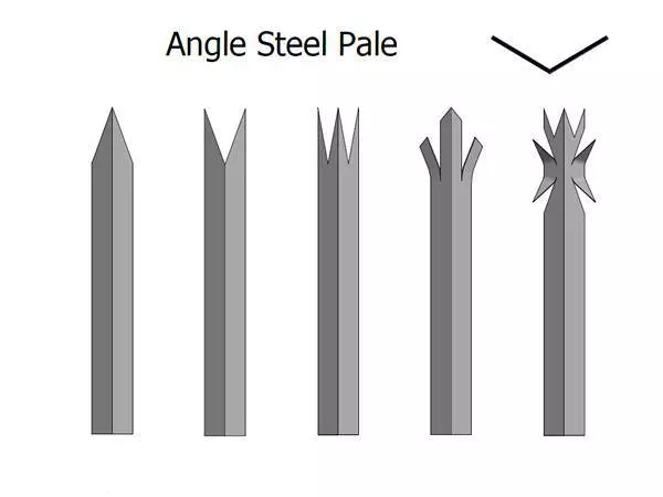 palisade fencing angle steel pale