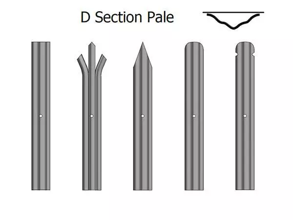 palisade fencing d profile type