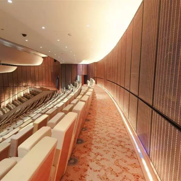 decorative mesh theater wall covering